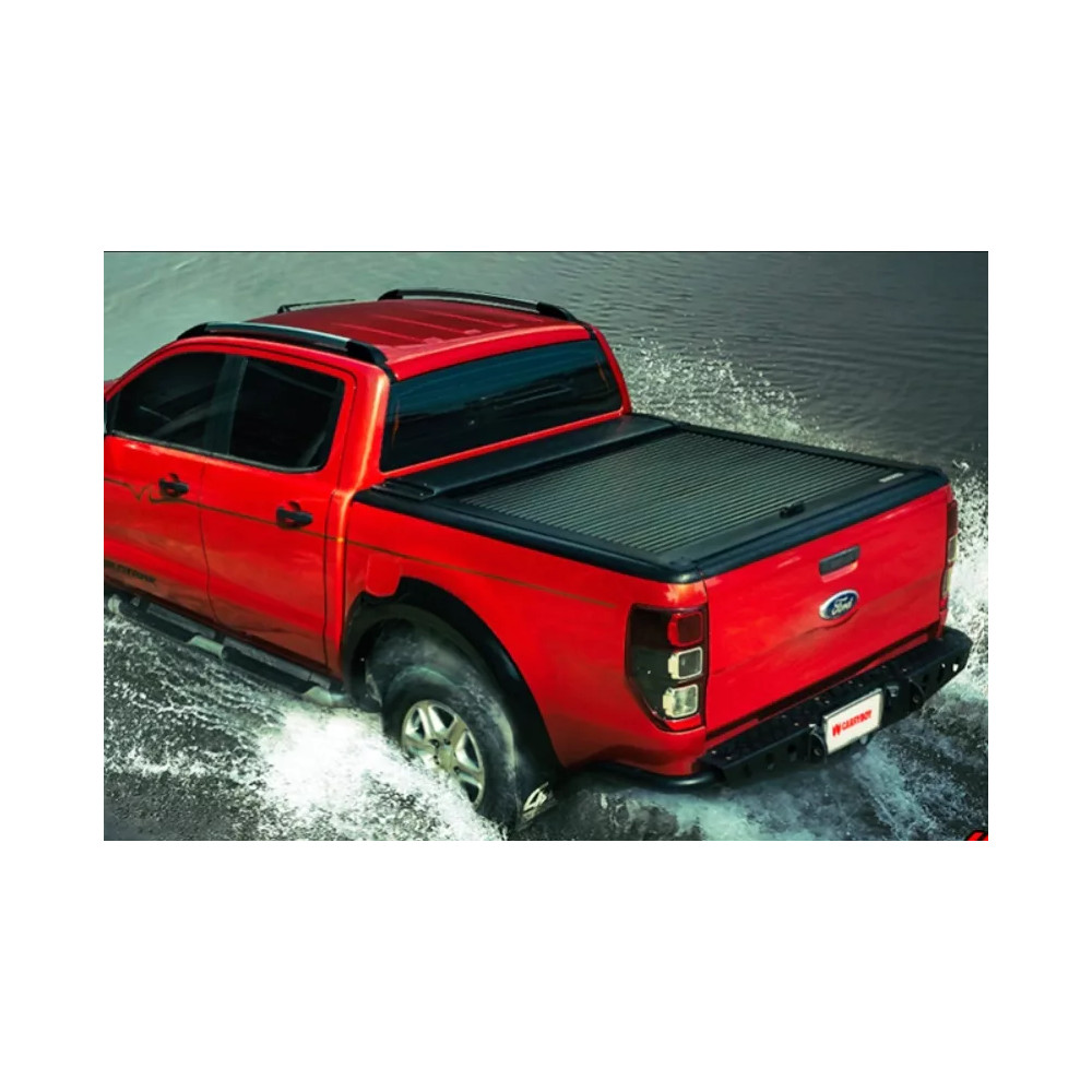 Tonneau Cover Carryboy Aluminium Roll Up Ford Ranger 2012-2022 Couleur Noire