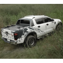 Tonneau Cover Carryboy Aluminium Roll Up Ford Ranger 2012-2022 Couleur Noire