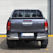 Arceau de Benne Chromé 65 mm Toyota Hilux 2016- Avec Grille de Protection