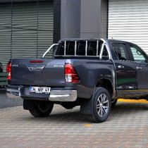 Arceau de Benne Chromé 65 mm Toyota Hilux 2016- Avec Grille de Protection