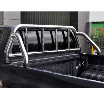 Arceau de Benne Chromé 65 mm Mitsubishi L200 Triton 2016- Avec Grille de Protection