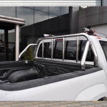 Arceau de Benne Chromé 65 mm Isuzu DMAX 12+ DC Avec Grille de Protection