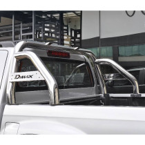 Arceau de Benne Chromé 76 mm Isuzu DMAX 12+ Avec Logo