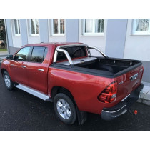 Couvre-benne RealTruck Mountain Top MTR Roll Cover Gris pour Toyota Hilux 2016+ Double Cab