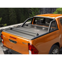 Couvre-benne RealTruck Mountain Top EVOm Manuel Cover Noir Toyota Hilux 2016+ Double Cab