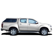 Hard top Alpha Type E+ Isuzu D-Max Crew Cabine Couleur SPLASH WHITE 527