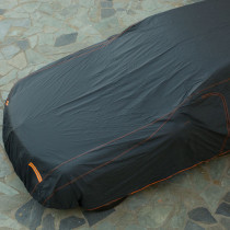 Housse de voiture PVC Gris Foncé – Imperméable, Anti-UV et Doublée coton