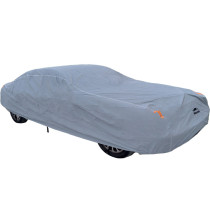 Housse de voiture PVC Gris – Imperméable, Anti-UV et Doublée coton