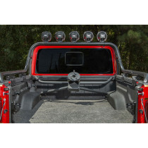 Support de roue de secours Rugged Ridge Jeep Gladiator JT 20 - - Montage sur benne – Noir