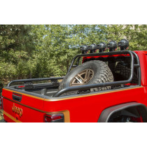 Support de roue de secours Rugged Ridge Jeep Gladiator JT 20 - - Montage sur benne – Noir