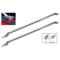 Rambarde de pick-up en acier inoxydable poli 50 mm (entraxe 1790 mm)