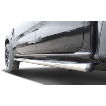 Marche pieds en Acier Inoxydable Ø 100 mm – Ford Ranger / Ranger Raptor 2023–Double Cabine