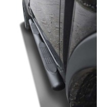 Marche pieds en Acier Noir Ø 100 mm – Ford Ranger / Ranger Raptor 2023–Double Cabine