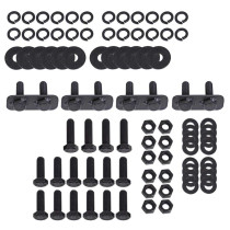 Marche Pieds Rock Rails Noirs Mat – Ford Ranger & Ranger Raptor 2019‑2022 Double Cabine