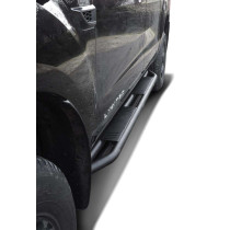 Marche Pieds Rock Rails Noirs Mat – Ford Ranger & Ranger Raptor 2019‑2022 Double Cabine