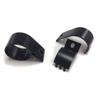 Support de Phare Noir pour Tube de diamètre 76 mm