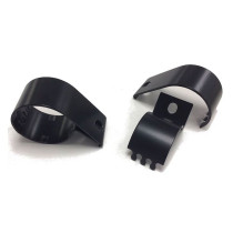 Support de Phare Noir pour Tube de diamètre 76 mm