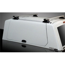 Hardtop Alpha CME en fibre avec portillons latéraux Nissan D40 Double Cabine 2005–2010