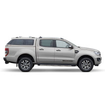 Hard top Alpha Type E+ apprêté -vitres latérales -Ford Ranger 2012-2022 Double cabine