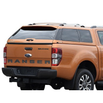 Hard top Alpha Type E+ apprêté -vitres latérales -Ford Ranger 2012-2022 Double cabine