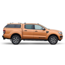 Hard top Alpha Type E+ apprêté -vitres latérales -Ford Ranger 2012-2022 Double cabine
