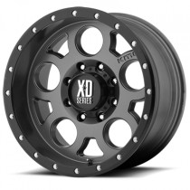 Jante Aluminium KMC XD126  Gris Mat Pour Hummer H2 / 8 Trous