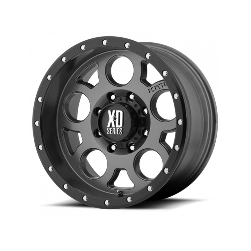 Jante Aluminium KMC XD126  Gris Mat Pour Hummer H2 / 8 Trous