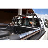Arceau de Benne Chromé 60 mm Isuzu DMAX 20+ DC Avec Grille de Protection