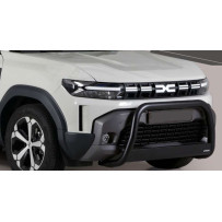 Pare-buffle Noir en acier inoxydable Ø 63 mm pour Dacia Duster 2024+