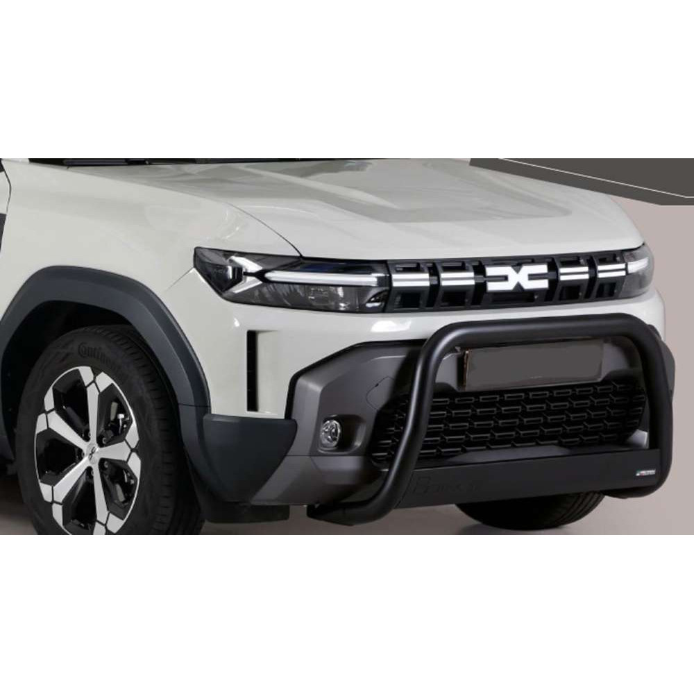 Pare-buffle Noir en acier inoxydable Ø 63 mm pour Dacia Duster 2024+
