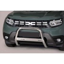 Pare-buffle en acier inoxydable Ø 63 mm pour Dacia Duster 2021-2023