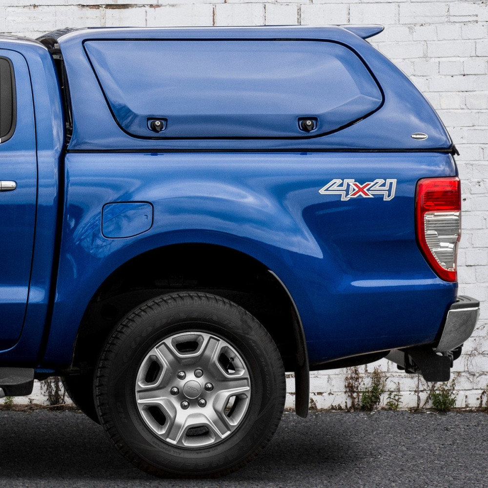 Hardtop Truckman S-Series commercial avec portes latérales pour Ford Ranger Double Cabine 2012-2022