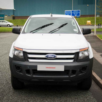 Hardtop utilitaire Truckman RS blanc sans vitres pour Ford Ranger Double Cabine