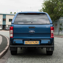 Hardtop commercial Truckman RS blanc sur Ford Ranger Double Cabine 2012-2022