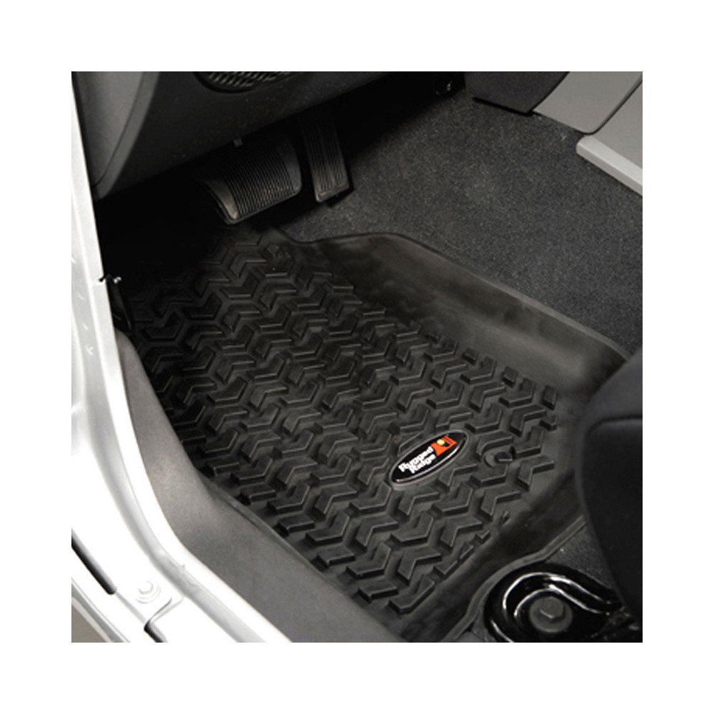 Tapis de sol en caoutchouc Rugged Ridge avant Jeep Wrangler JL 2018- Gladiator