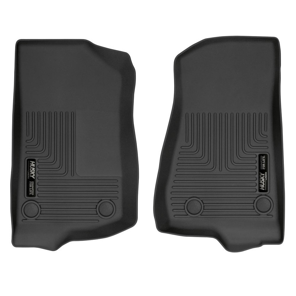 Tapis de sol avant sur mesure Husky Liners X-act Contour pour Jeep Wrangler JL et Gladiator JT
