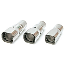 Embout d'échappement Borla carré en acier inoxydable 2,5 pouces 63 mm longueur 15 cm