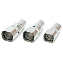 Embout d'échappement Borla carré en acier inoxydable 2,5 pouces 63 mm longueur 15 cm