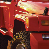 Kit élargisseurs d'ailes 15 cm Xenon en uréthane à peindre pour Jeep Wrangler TJ 1996-2006