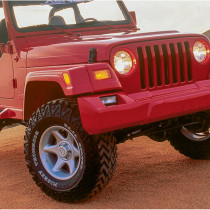 Kit élargisseurs d'ailes 15 cm Xenon en uréthane à peindre pour Jeep Wrangler TJ 1996-2006