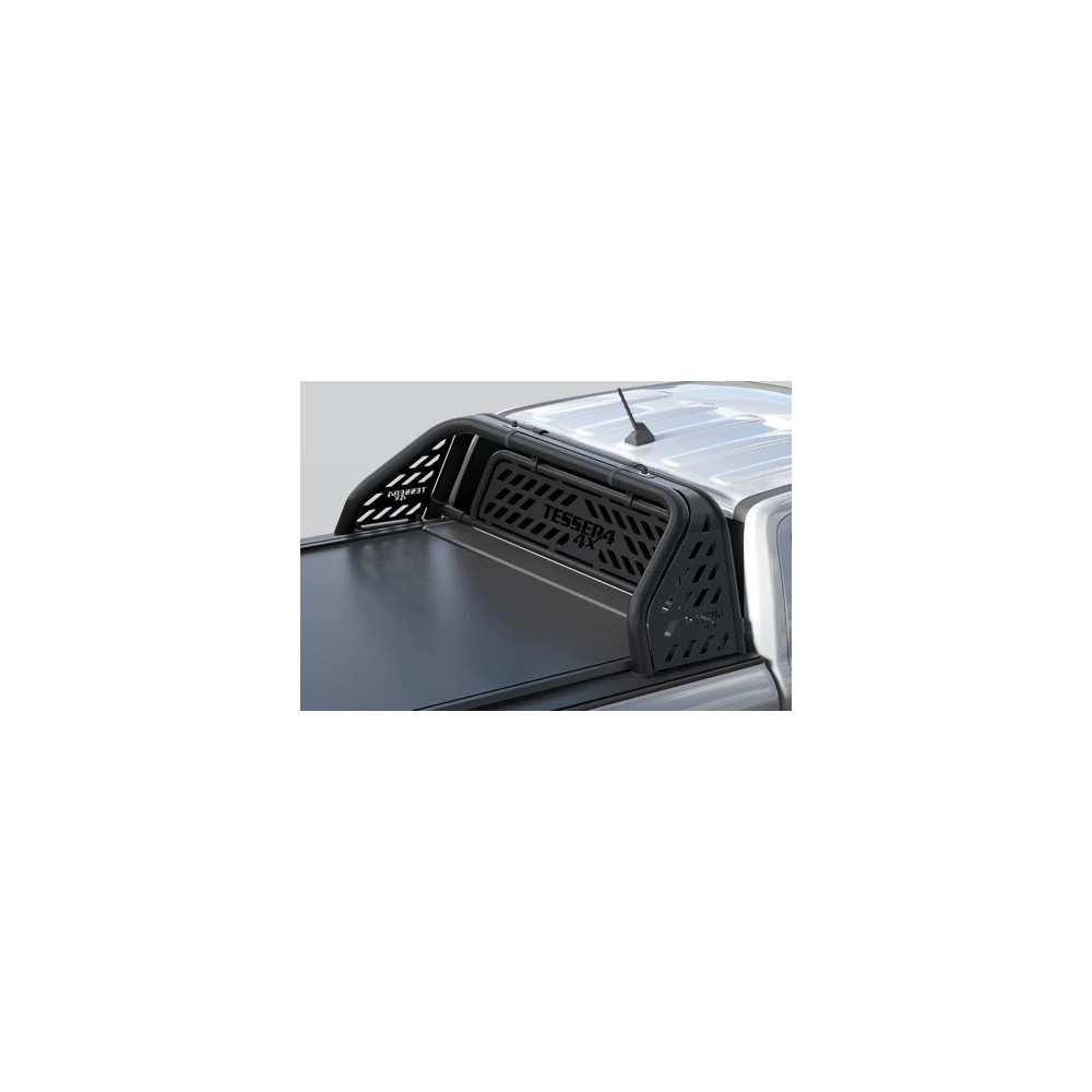 Arceau de benne Acier inoxydable Noir Mat et Grille de protection Toyota Hilux 2026+