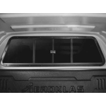Hardtop Aeroklas Toyota Hilux D/C 2016- - Vitres d'aération latérales Pop Out  - apprêté -