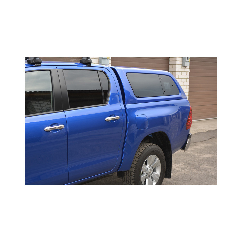 Hardtop Aeroklas - vitres d'aération latérales  - apprêté - Toyota Hilux D/C 2016-