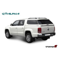 Hardtop Alpha Type E apprêté -vitres latérales coulissantes -WV Amarok 2010-2020