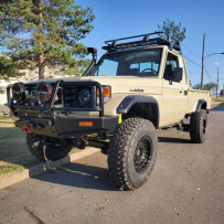 Extension d'Aile Avant Toyota LAND CRUISER LJ7 KZJ7  Pickup simple cabine– 50 mm