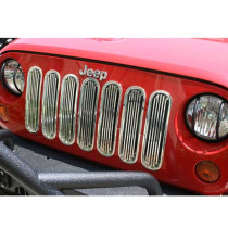 Enjoliveur de calandre ABS plast/chromée Wrangler JK