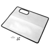 Grille de protection de radiateur moteur en acier inox - Jeep Wrangler YJ