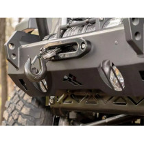 Pare chocs avant acier HD Series Rugged Ridge avec support treuil pour Jeep Wrangler JK 07-18 JL 18- Gladiator JT 20-