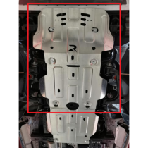 Blindage moteur Toyota Hilux Revo 2,4D MT/2,8D AT - Alu 6mm