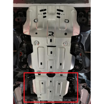 Blindage BT+BV - Toyota Hilux Revo - Alu 6mm